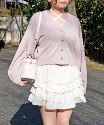 FUN（ファン）の「ラメマルチボタンカーデ（カーディガン/ボレロ）」