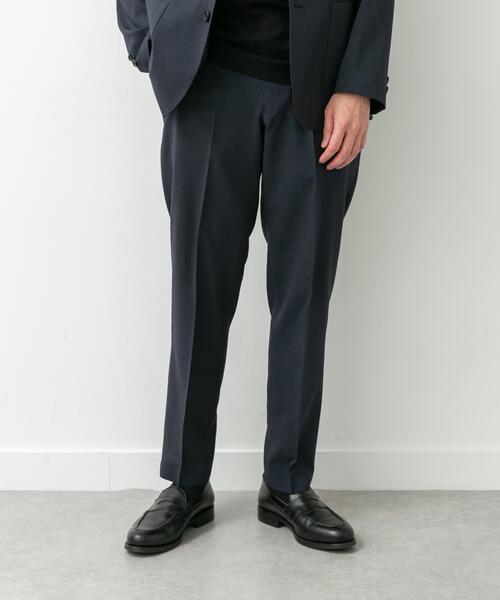 【Ma-chan★】美品♡セオリー ストライプリネン風ウール パンツスーツ LIFE STYLE TAILOR リネンライクコンフォータブルパンツ（スーツパンツ