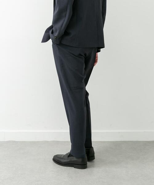 LIFE STYLE TAILOR リネンライクコンフォータブルパンツ（スーツパンツ