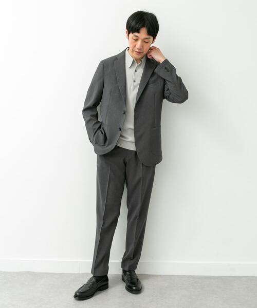 URBAN RESEARCH DOORS（アーバンリサーチドアーズ）の「LIFE STYLE TAILOR　リネンライクコンフォータブルパンツ（スーツパンツ・メンズ・グレー/ブラウン系その他/ブルー系その他・SMALL/X-LARGE/LARGE/MEDIUM）」の11枚目の写真