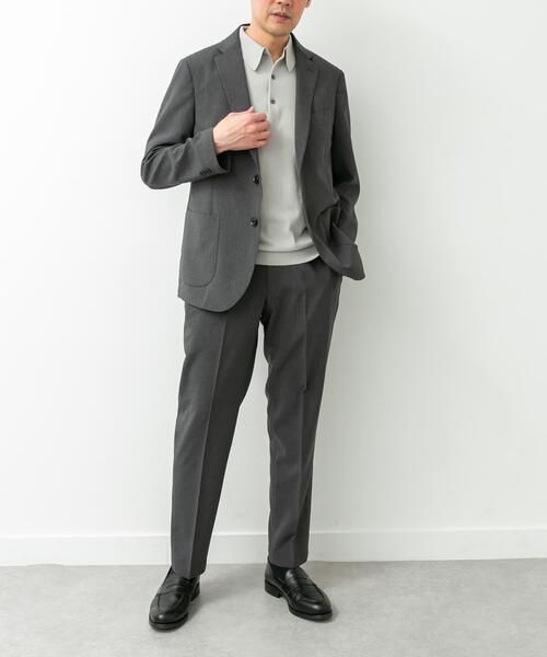 URBAN RESEARCH DOORS（アーバンリサーチドアーズ）の「LIFE STYLE TAILOR　リネンライクコンフォータブルパンツ（スーツパンツ・メンズ・グレー/ブラウン系その他/ブルー系その他・SMALL/X-LARGE/LARGE/MEDIUM）」の13枚目の写真