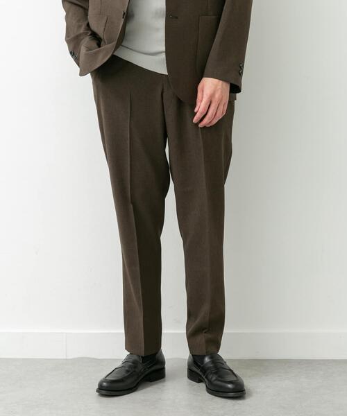 URBAN RESEARCH DOORS（アーバンリサーチドアーズ）の「LIFE STYLE TAILOR　リネンライクコンフォータブルパンツ（スーツパンツ・メンズ・グレー/ブラウン系その他/ブルー系その他・SMALL/X-LARGE/LARGE/MEDIUM）」の16枚目の写真