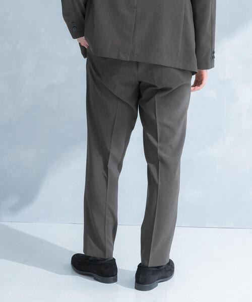 LIFE STYLE TAILOR リネンライクコンフォータブルパンツ(スーツパンツ LIFE STYLE TAILOR リネンライクコンフォータブルパンツ(スーツパンツ