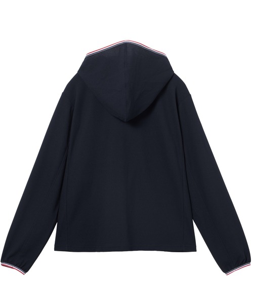 le coq sportif(ルコックスポルティフ)の「ルコックスポルティフ ヘランカUVカットシャツパーカー(パーカー・レディース・ホワイト/ネイビー・M/L/XL)」の3枚目の写真