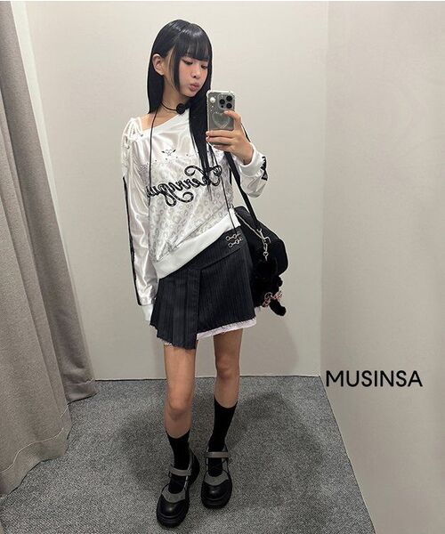 CHAAKAN(チャカン靴)の「エルク メリージェーン スニーカー PMSDR3g6206(スニーカー・レディース・ブラック/グレー・22.5cm/23cm/23.5cm/24cm/24.5cm/25cm)」の9枚目の写真