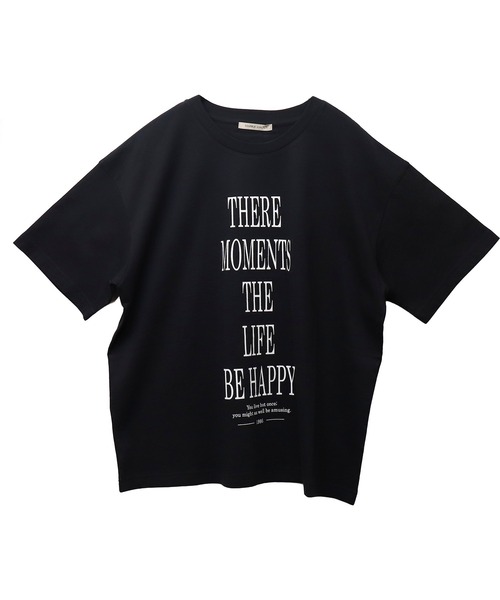 libelle more(リベル モア)の「【接触冷感】USAコットンBIGロゴプリントTシャツ(Tシャツ/カットソー・レディース・ブラック/オフホワイト/サックスブルー/グレイッシュベージュ・M/L)」の18枚目の写真