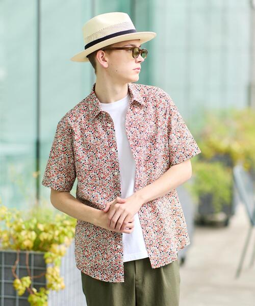 TAKEO KIKUCHI（タケオキクチ）の「リップル小花シャツ（シャツ/ブラウス・メンズ・ネイビー系7/ブルー系その他2/ワイン系1・02/04/03）」の20枚目の写真