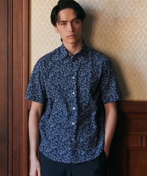 TAKEO KIKUCHI(タケオキクチ)の「リップル小花シャツ(シャツ/ブラウス・メンズ・ネイビー系7/ブルー系その他2/ワイン系1・02/04/03)」の17枚目の写真