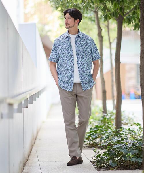 TAKEO KIKUCHI（タケオキクチ）の「リップル小花シャツ（シャツ/ブラウス・メンズ・ネイビー系7/ブルー系その他2/ワイン系1・02/04/03）」の14枚目の写真
