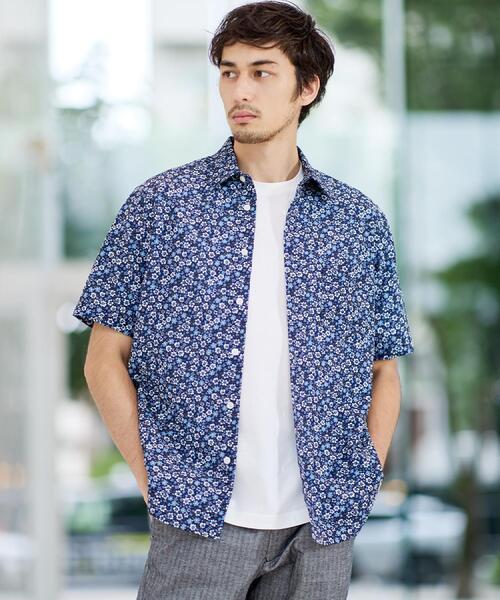 TAKEO KIKUCHI（タケオキクチ）の「リップル小花シャツ（シャツ/ブラウス・メンズ・ネイビー系7/ブルー系その他2/ワイン系1・02/04/03）」の17枚目の写真