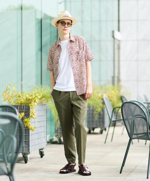 TAKEO KIKUCHI（タケオキクチ）の「リップル小花シャツ（シャツ/ブラウス・メンズ・ネイビー系7/ブルー系その他2/ワイン系1・02/04/03）」の19枚目の写真