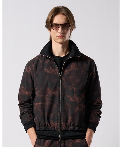 wjk(ダヴルジェイケイ)の「puckering track jacket(ブルゾン・メンズ・ライトグレー/ブラック/ブラック系その他・SMALL/MEDIUM/LARGE/X-LARGE)」の9枚目の写真