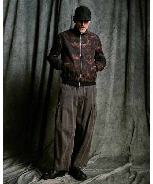 wjk(ダヴルジェイケイ)の「puckering track jacket(ブルゾン・メンズ・ライトグレー/ブラック/ブラック系その他・SMALL/MEDIUM/LARGE/X-LARGE)」の19枚目の写真