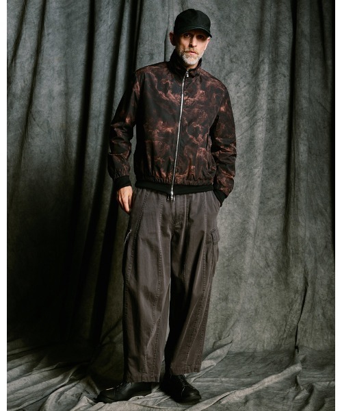 wjk(ダヴルジェイケイ)の「puckering track jacket(ブルゾン・メンズ・ライトグレー/ブラック/ブラック系その他・SMALL/MEDIUM/LARGE/X-LARGE)」の22枚目の写真