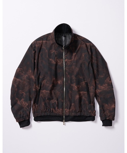 wjk(ダヴルジェイケイ)の「puckering track jacket(ブルゾン・メンズ・ライトグレー/ブラック/ブラック系その他・SMALL/MEDIUM/LARGE/X-LARGE)」の4枚目の写真