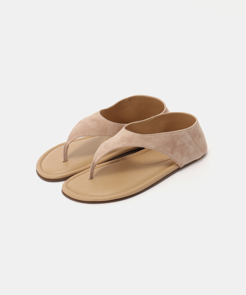 AP STUDIO(エーピーストゥディオ)の「【GIA BORGHINI/ジア ボルギーニ】suede thong sandals(サンダル・レディース・ベージュ・37/36/35/38)」の4枚目の写真