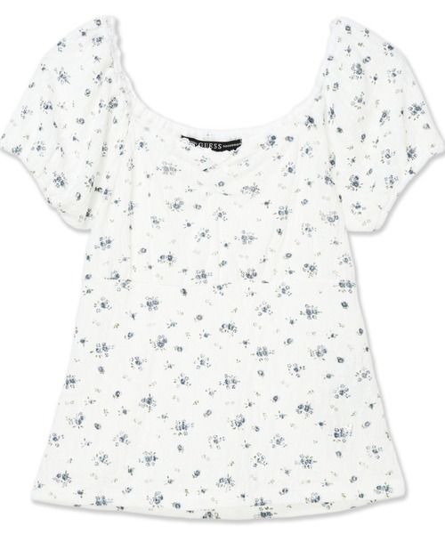 Guess(ゲス)の「LADIES' Knit S/Slv Blouse トップス ブラウス(シャツ/ブラウス・レディース・その他・MEDIUM/X-SMALL/SMALL)」の1枚目の写真