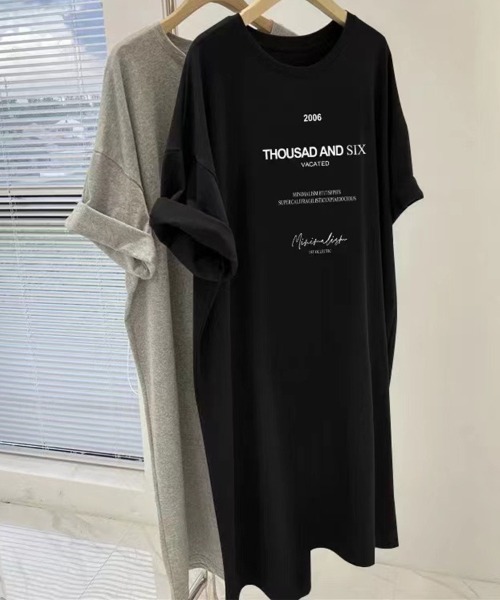 SallyLunn(サリーラン)の「【大人カジュアル】プリントロゴTシャツ(Tシャツ/カットソー・レディース・ホワイト/ブラック/グレー・MEDIUM/LARGE)」の8枚目の写真