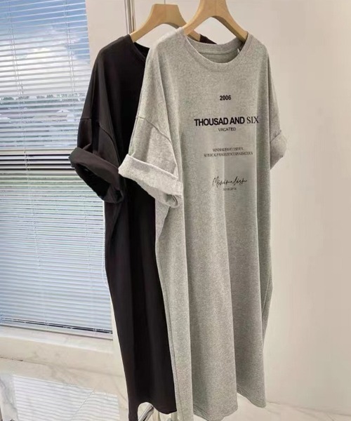 SallyLunn(サリーラン)の「【大人カジュアル】プリントロゴTシャツ(Tシャツ/カットソー・レディース・ホワイト/ブラック/グレー・MEDIUM/LARGE)」の9枚目の写真