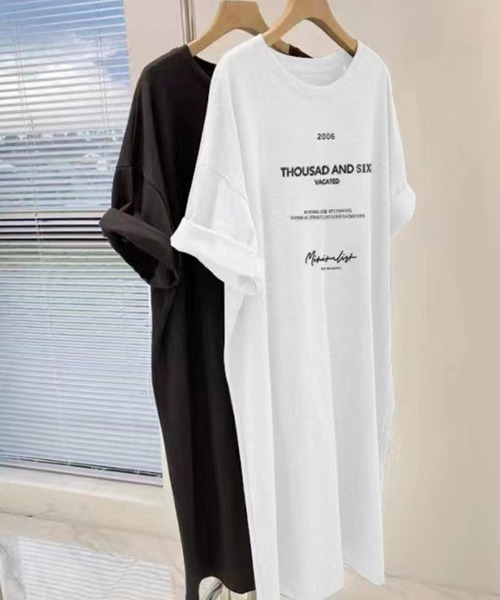 SallyLunn(サリーラン)の「【大人カジュアル】プリントロゴTシャツ(Tシャツ/カットソー・レディース・ホワイト/ブラック/グレー・MEDIUM/LARGE)」の16枚目の写真