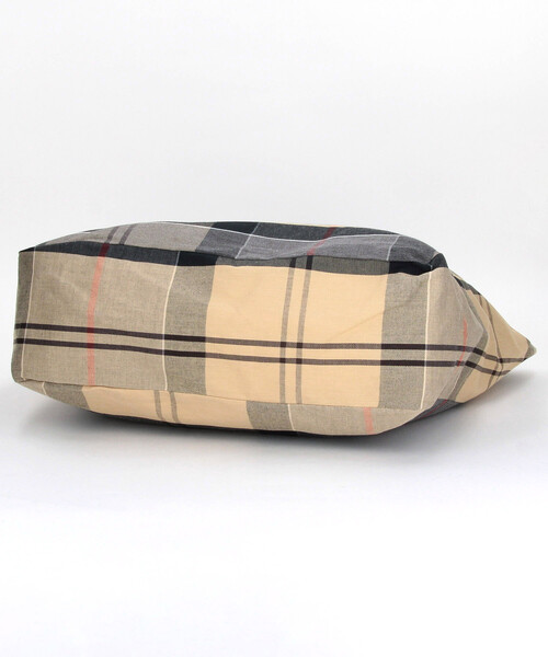 Barbour（バブアー）の「Barbour/バブアー BARBOUR TELFIELD TARTAN TOTE BAG（トートバッグ・メンズ・オリーブ・ONE SIZE）」の7枚目の写真