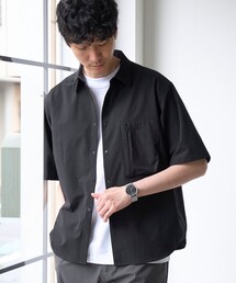 coen（コーエン）の「【ストレッチ、吸水速乾性、通気性、防シワ、UVカット】ストレッチテック メッシュシャツ ショートスリーブ（シャツ/ブラウス）」