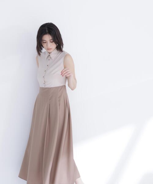 ポロカラードッキングワンピース（ワンピース）｜NATURAL BEAUTY BASIC