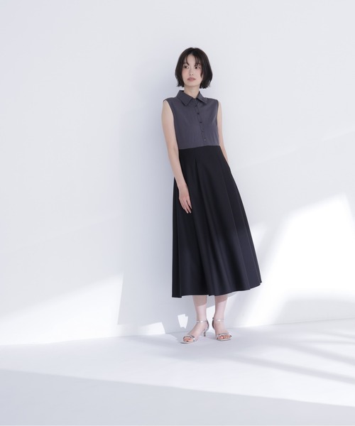 ポロカラードッキングワンピース（ワンピース）｜NATURAL BEAUTY BASIC