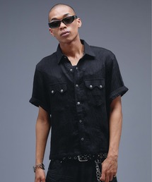 ANDER HUNK | W-Pocket Metal Button SS Shirt /WポケットメタルボタンSSシャツ(シャツ/ブラウス)