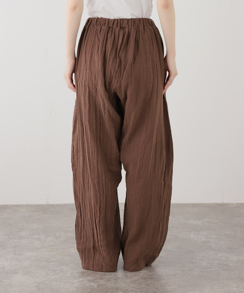 FRAMeWORK(フレームワーク)の「BASERANGE/ベースレンジ FOLIO PANTS(スラックス・レディース・ブラウン・FREE)」の7枚目の写真