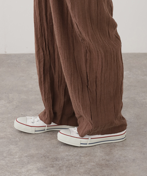 FRAMeWORK(フレームワーク)の「BASERANGE/ベースレンジ FOLIO PANTS(スラックス・レディース・ブラウン・FREE)」の9枚目の写真