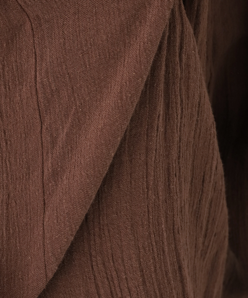 FRAMeWORK(フレームワーク)の「BASERANGE/ベースレンジ FOLIO PANTS(スラックス・レディース・ブラウン・FREE)」の5枚目の写真
