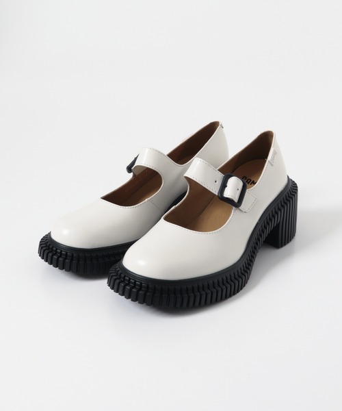 THE GOODLAND MARKET(ザグッドランドマーケット)の「CAMPER PIX LONDON(パンプス・レディース・ホワイト/ブラック・37/38/36)」の2枚目の写真