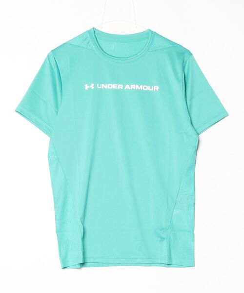 UNDER ARMOUR(アンダーアーマー)の「アンダーアーマー UAクール プロ ショートスリーブ Tシャツ(Tシャツ/カットソー・メンズ・ホワイト/エメラルド/ブラック・L/LL/3L/S/M)」の1枚目の写真