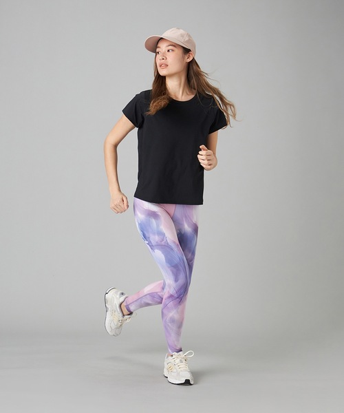 Chacott(チャコット)の「EasyCare+Tシャツ(Tシャツ/カットソー・レディース・ブラック/ライラック/ホワイト/ピンク・M)」の5枚目の写真