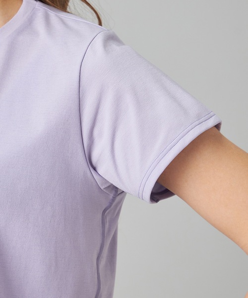 Chacott(チャコット)の「EasyCare+Tシャツ(Tシャツ/カットソー・レディース・ブラック/ライラック/ホワイト/ピンク・M)」の10枚目の写真