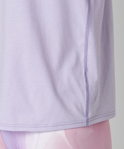 Chacott(チャコット)の「EasyCare+Tシャツ(Tシャツ/カットソー・レディース・ブラック/ライラック/ホワイト/ピンク・M)」の11枚目の写真