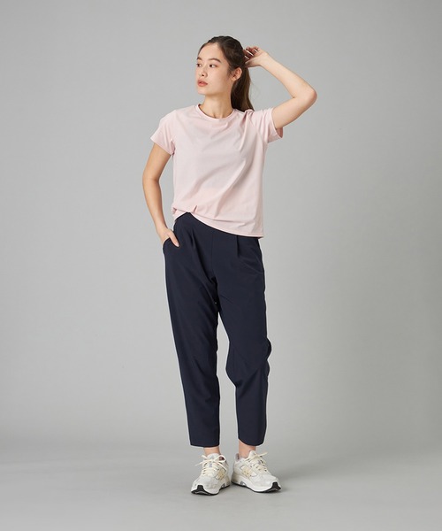 Chacott(チャコット)の「EasyCare+Tシャツ(Tシャツ/カットソー・レディース・ブラック/ライラック/ホワイト/ピンク・M)」の18枚目の写真
