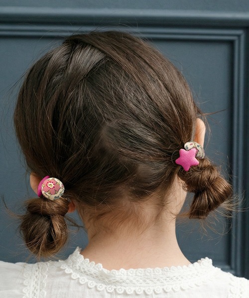 ヘアアクセサリー（ピンク/桃色系・スターモチーフ）ファッション通販