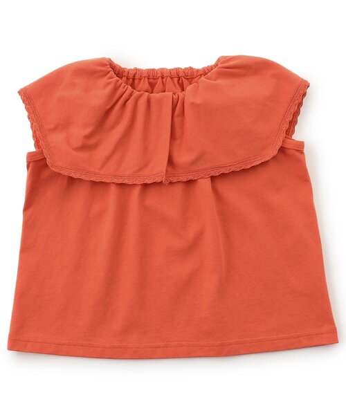 Boribon(ボリボン)の「ビッグカラーTシャツ(Tシャツ/カットソー・キッズ・オレンジ/ブルー/オフホワイト・80/90/100/110/120)」の15枚目の写真