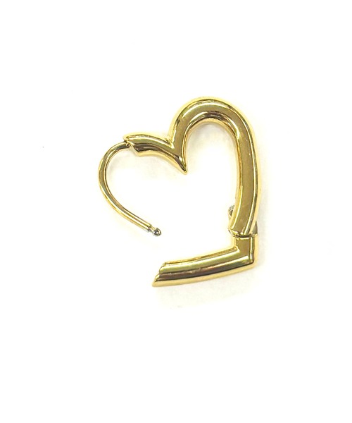 gargle(ガーグル)の「gargle ガーグル:STAINLESS ステンレスシリーズ ハートフープ ピアス(ピアス(両耳用)・レディース・ゴールド/シルバー・FREE)」の11枚目の写真