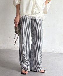 WEB限定】フラワーコードレースイージーパンツ（その他パンツ