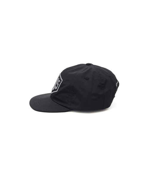 DEUS EX MACHINA(デウスエクスマキナ)の「(DEUS EX MACHINA)SHIELD NYLON CAP(キャップ・レディース・ブラック・ONE SIZE)」の4枚目の写真