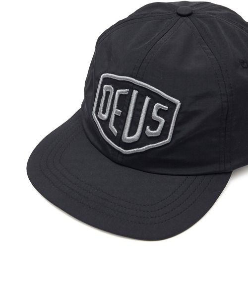 DEUS EX MACHINA(デウスエクスマキナ)の「(DEUS EX MACHINA)SHIELD NYLON CAP(キャップ・レディース・ブラック・ONE SIZE)」の6枚目の写真