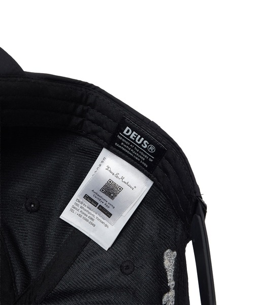 DEUS EX MACHINA(デウスエクスマキナ)の「(DEUS EX MACHINA)SHIELD NYLON CAP(キャップ・レディース・ブラック・ONE SIZE)」の9枚目の写真