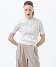 MACKINTOSH PHILOSOPHY | バッキンガムベア ケーブルサマーニット(Tシャツ/カットソー)