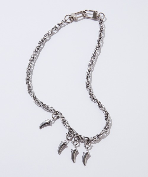 EMMA CLOTHES（エマクローズ）の「chain claw necklace / チェーンクローネックレス【黒色コラボ】（ネックレス・メンズ・シルバー・FREE）」の16枚目の写真