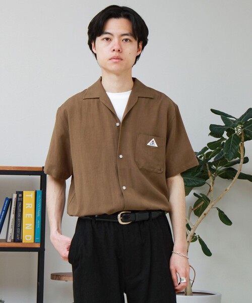 GEVACO(ゲバコ)の「【GEVACO/ゲバコ】イタリアンカラーシャツ(シャツ/ブラウス・メンズ・オリーブ/サックスブルー/ベージュ系その他・L/M)」の14枚目の写真