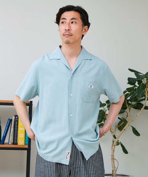GEVACO(ゲバコ)の「【GEVACO/ゲバコ】イタリアンカラーシャツ(シャツ/ブラウス・メンズ・オリーブ/サックスブルー/ベージュ系その他・L/M)」の11枚目の写真