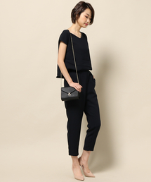 laboratory work | セットアップ風フレンチスリーブコンビネゾン　【結婚式　ワンピース】(つなぎ/オールインワン)